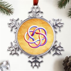 Math Prototype Metal Large Snowflake Ornament by Ndesign