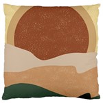 Sunrise Sunset Desert Wall Art Large Cushion Case (Two Sides) Front