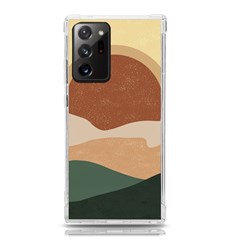 Sunrise Sunset Desert Wall Art Samsung Galaxy Note 20 Ultra Tpu Uv Case by Bedest