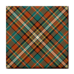 Tartan Scotland Seamless Plaid Pattern Vector Retro Background Fabric Vintage Check Color Square Geo Tile Coaster by Ket1n9