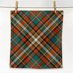 Tartan Scotland Seamless Plaid Pattern Vector Retro Background Fabric Vintage Check Color Square Geo Face Towel by Ket1n9