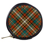 Tartan Scotland Seamless Plaid Pattern Vector Retro Background Fabric Vintage Check Color Square Geo Mini Makeup Bag Back