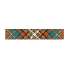 Tartan Scotland Seamless Plaid Pattern Vector Retro Background Fabric Vintage Check Color Square Geo Premium Plush Fleece Scarf (mini)