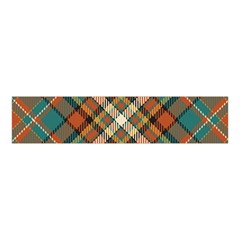 Tartan Scotland Seamless Plaid Pattern Vector Retro Background Fabric Vintage Check Color Square Geo Velvet Scrunchie by Ket1n9