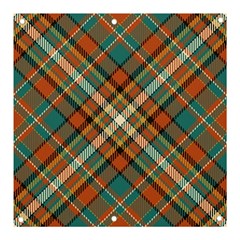 Tartan Scotland Seamless Plaid Pattern Vector Retro Background Fabric Vintage Check Color Square Geo Banner And Sign 3  X 3 