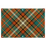 Tartan Scotland Seamless Plaid Pattern Vector Retro Background Fabric Vintage Check Color Square Geo Banner and Sign 6  x 4  Front