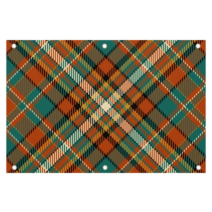 Tartan Scotland Seamless Plaid Pattern Vector Retro Background Fabric Vintage Check Color Square Geo Banner and Sign 6  x 4 