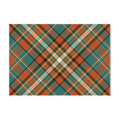 Tartan Scotland Seamless Plaid Pattern Vector Retro Background Fabric Vintage Check Color Square Geo Crystal Sticker (a4) by Ket1n9