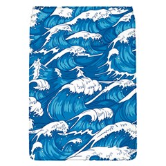 Storm Waves Seamless Pattern Raging Ocean Water Sea Wave Vintage Japanese Storms Print Illustration Removable Flap Cover (s) by Ket1n9