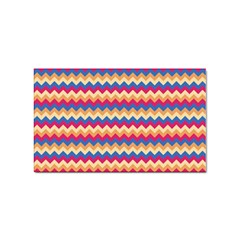 Zigzag Pattern Seamless Zig Zag Background Color Sticker (rectangular) by Ket1n9