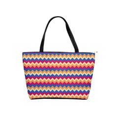 Zigzag Pattern Seamless Zig Zag Background Color Classic Shoulder Handbag by Ket1n9