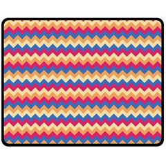 Zigzag Pattern Seamless Zig Zag Background Color Fleece Blanket (medium) by Ket1n9