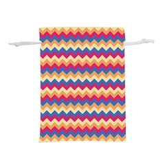 Zigzag Pattern Seamless Zig Zag Background Color Lightweight Drawstring Pouch (l) by Ket1n9