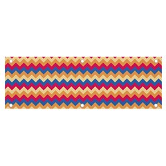 Zigzag Pattern Seamless Zig Zag Background Color Banner And Sign 6  X 2  by Ket1n9