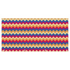 Zigzag Pattern Seamless Zig Zag Background Color Banner And Sign 8  X 4  by Ket1n9