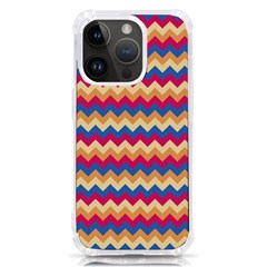 Zigzag Pattern Seamless Zig Zag Background Color Iphone 14 Pro Tpu Uv Print Case by Ket1n9