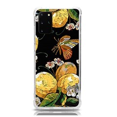 Embroidery Blossoming Lemons Butterfly Seamless Pattern Samsung Galaxy S20plus 6 7 Inch Tpu Uv Case by Ket1n9