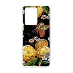 Embroidery Blossoming Lemons Butterfly Seamless Pattern Samsung Galaxy S20 Ultra 6 9 Inch Tpu Uv Case by Ket1n9