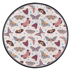 Pattern With Butterflies Moths Wireless Fast Charger(black) by Ket1n9