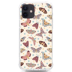 Pattern With Butterflies Moths Iphone 12/12 Pro Tpu Uv Print Case by Ket1n9