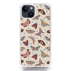 Pattern With Butterflies Moths Iphone 14 Tpu Uv Print Case by Ket1n9