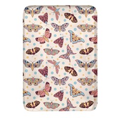 Pattern With Butterflies Moths Rectangular Glass Fridge Magnet (4 Pack) by Ket1n9