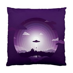 Ufo Illustration Style Minimalism Silhouette Standard Cushion Case (two Sides) by Cendanart