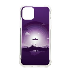 Ufo Illustration Style Minimalism Silhouette Iphone 11 Pro 5 8 Inch Tpu Uv Print Case