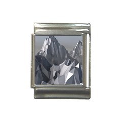 Gray Mountain Illustration Grey Mountain Digital Italian Charm (13mm) by Cendanart