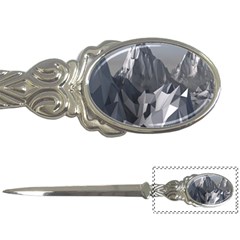 Gray Mountain Illustration Grey Mountain Digital Letter Opener by Cendanart