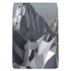 Gray Mountain Illustration Grey Mountain Digital Removable Flap Cover (l) by Cendanart