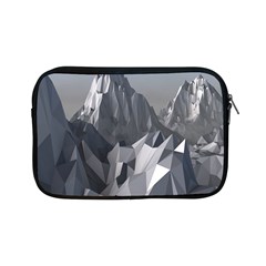 Gray Mountain Illustration Grey Mountain Digital Apple Ipad Mini Zipper Cases by Cendanart