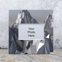 Gray Mountain Illustration Grey Mountain Digital White Box Photo Frame 4  X 6  by Cendanart