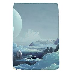 Mountain Covered Snow Mountains Clouds Fantasy Art Removable Flap Cover (s)