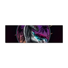 Style Dinosaur  80s Synth Retrowave Sticker Bumper (100 Pack) by Cendanart