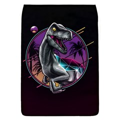 Style Dinosaur  80s Synth Retrowave Removable Flap Cover (s) by Cendanart