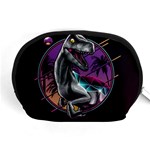 Style Dinosaur  80s Synth Retrowave Accessory Pouch (Medium) Front