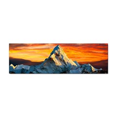 Snow Capped Mountain Himalayas Clouds Landscape Nature Sticker Bumper (100 Pack) by Cendanart