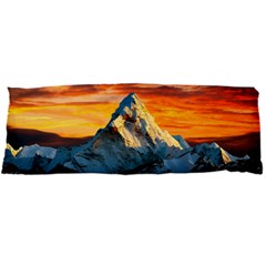 Snow Capped Mountain Himalayas Clouds Landscape Nature Body Pillow Case Dakimakura (two Sides)