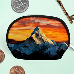 Snow Capped Mountain Himalayas Clouds Landscape Nature Accessory Pouch (medium)