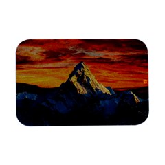 Snow Capped Mountain Himalayas Clouds Landscape Nature Open Lid Metal Box (silver)   by Cendanart