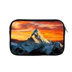 Snow Capped Mountain Himalayas Clouds Landscape Nature Apple Macbook Pro 13  Zipper Case by Cendanart