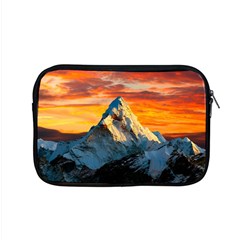 Snow Capped Mountain Himalayas Clouds Landscape Nature Apple Macbook Pro 15  Zipper Case by Cendanart