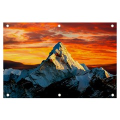 Snow Capped Mountain Himalayas Clouds Landscape Nature Banner And Sign 6  X 4 