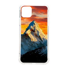 Snow Capped Mountain Himalayas Clouds Landscape Nature Iphone 11 Pro Max 6 5 Inch Tpu Uv Print Case by Cendanart