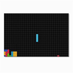 Tetris Game Postcards 5  X 7  (pkg Of 10) by Cendanart