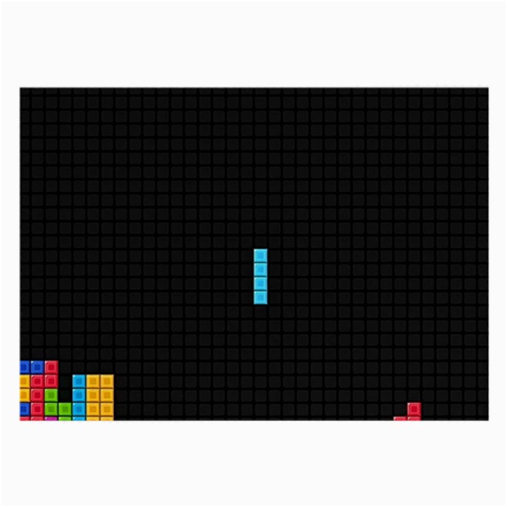 Tetris Game Large Glasses Cloth