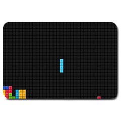 Tetris Game Large Doormat by Cendanart