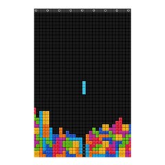 Tetris Game Shower Curtain 48  X 72  (small)  by Cendanart