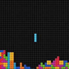 Tetris Game Play Mat (square) by Cendanart